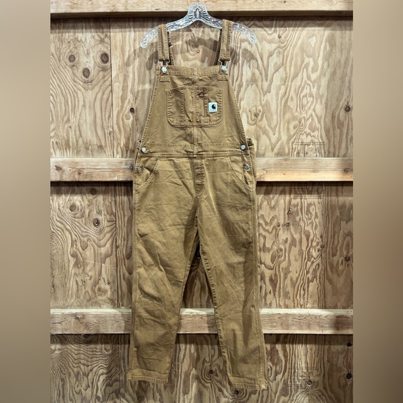 Carhartt WIP Pants - WIP Carhartt Overalls Bibs Workwear Homestead Farmhouse Garden Woman’s Size M